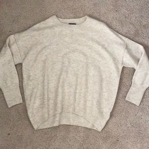 Cream, high-neck, Vince Camino sweater.
